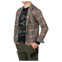 AGU Flannel Skjorte Langermet Grønn/Oransje -Endura Sykler Butikk AGU Flannel Skjorte Langaermet GroenO 1656325848 02