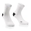 Assos Essence Sykkelstrømper, Hvit 2-pak Lavt Skaft