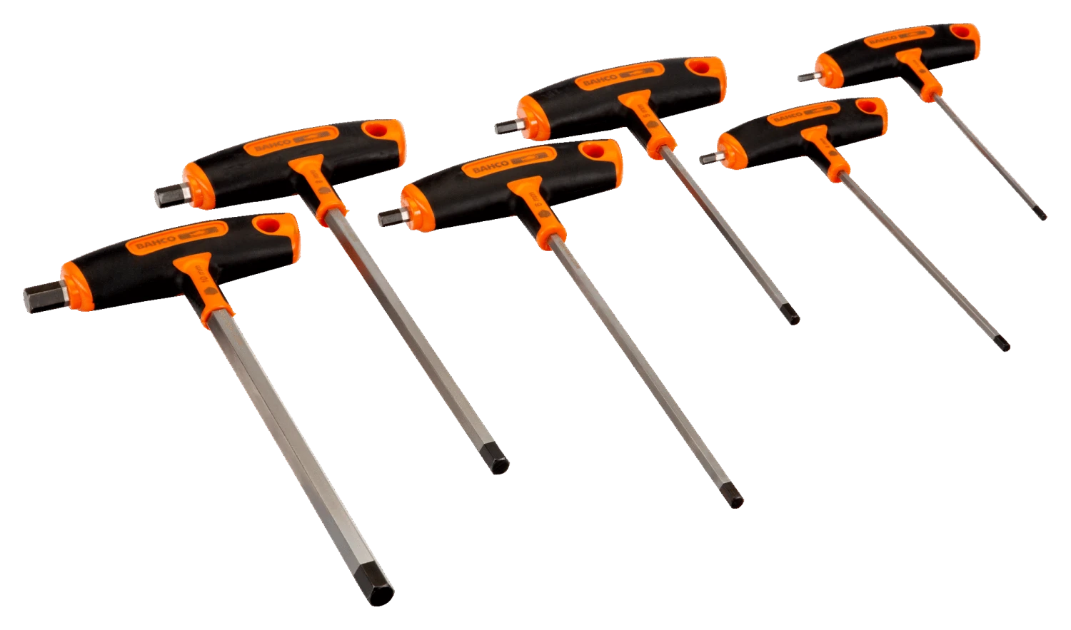 Bahco Unbrakonøkkel Sett Med T-Håndtak 3 Bahco Unbrakonøkkel Sett Med T-Håndtak