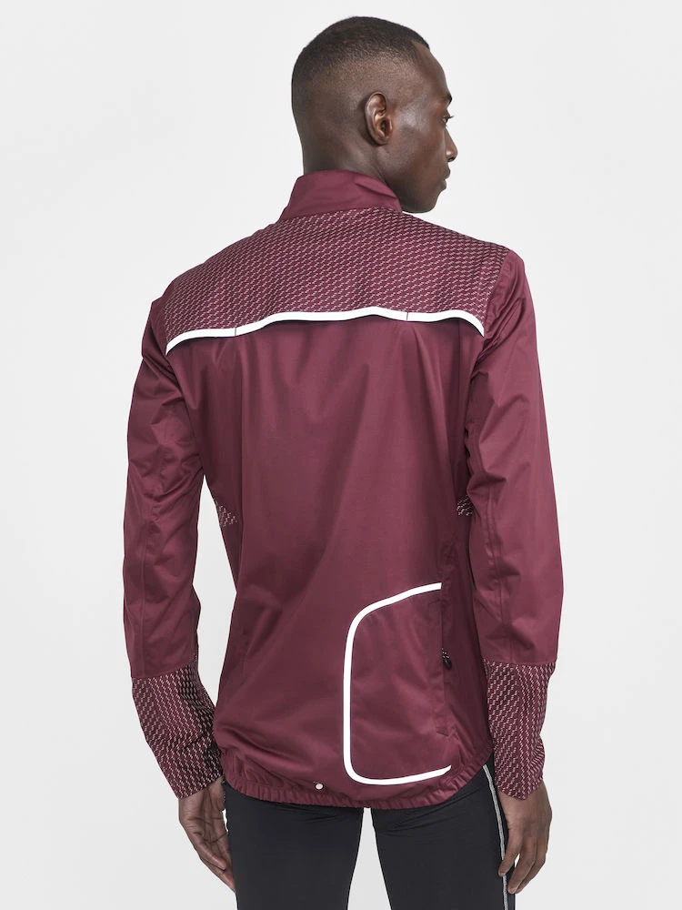 Craft Adv Hydro Lumen Sykkeljakke, Bordeaux 5 Craft Adv Hydro Lumen Sykkeljakke, Bordeaux - Bilde 3