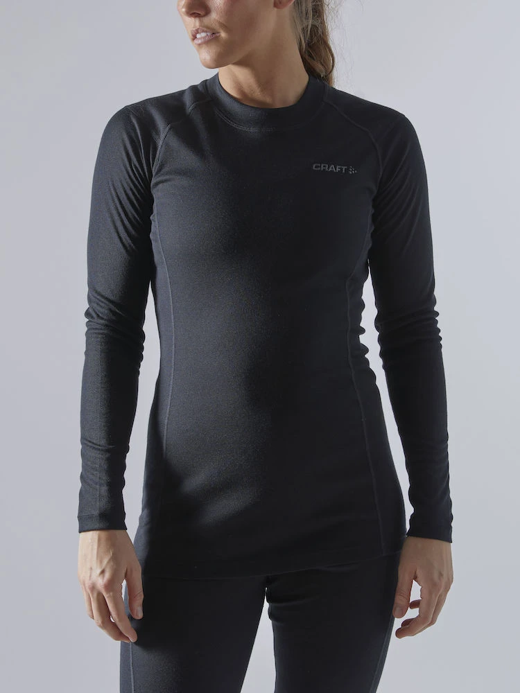 Craft Core Warm Baselayer Sett Sort Dame - Bilde 2