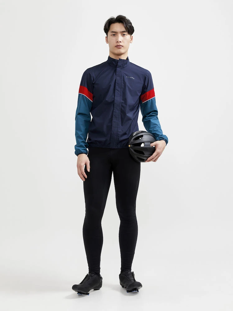 Craft Endur Hydro Vind Og Vanntett Sykkeljakke Sort / Rød / Blå 6 Craft Endur Hydro Vind Og Vanntett Sykkeljakke Sort / Rød / Blå - Bilde 4