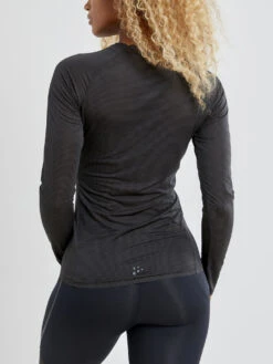 Craft Pro Dry Nanoweight Women Langermet Trøye Sort -Endura Sykler Butikk Craft Pro Dry Nanoweight Women langae 1583503309 02