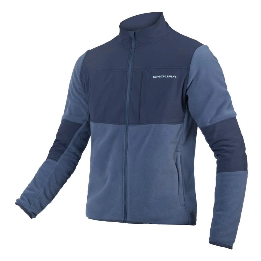 Endura Hummvee Full Zip Fleecegenser Blå 3 Endura Hummvee Full Zip Fleecegenser Blå