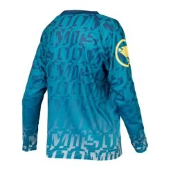 Endura MT500 Print Jersey LTD Barn Blå -Endura Sykler Butikk Endura MT500 Print Jersey LTD Boern B 1676452013 01