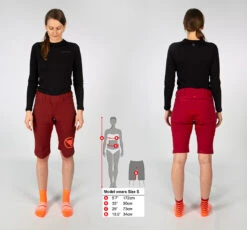 Endura MT500 Spray II Shorts Damer - Rød -Endura Sykler Butikk Endura MT500 Spray II Shorts Damer 1642502938 03