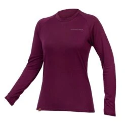Endura Women's BaaBaa Blend LS Baselayer Aubergine