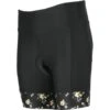 Endurance Mangrove Dame Sykkelshorts Med Innlegg Svart / Blomster