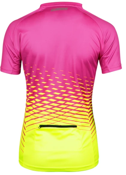 Force Angle MTB Kortermet Trøye Dame Rosa/Gul 4 Force Angle MTB Kortermet Trøye Dame Rosa/Gul - Bilde 2