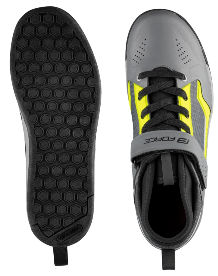 Force Downhill Freeride MTB Sko Grå/Neon 5 Force Downhill Freeride MTB Sko Grå/Neon - Bilde 3