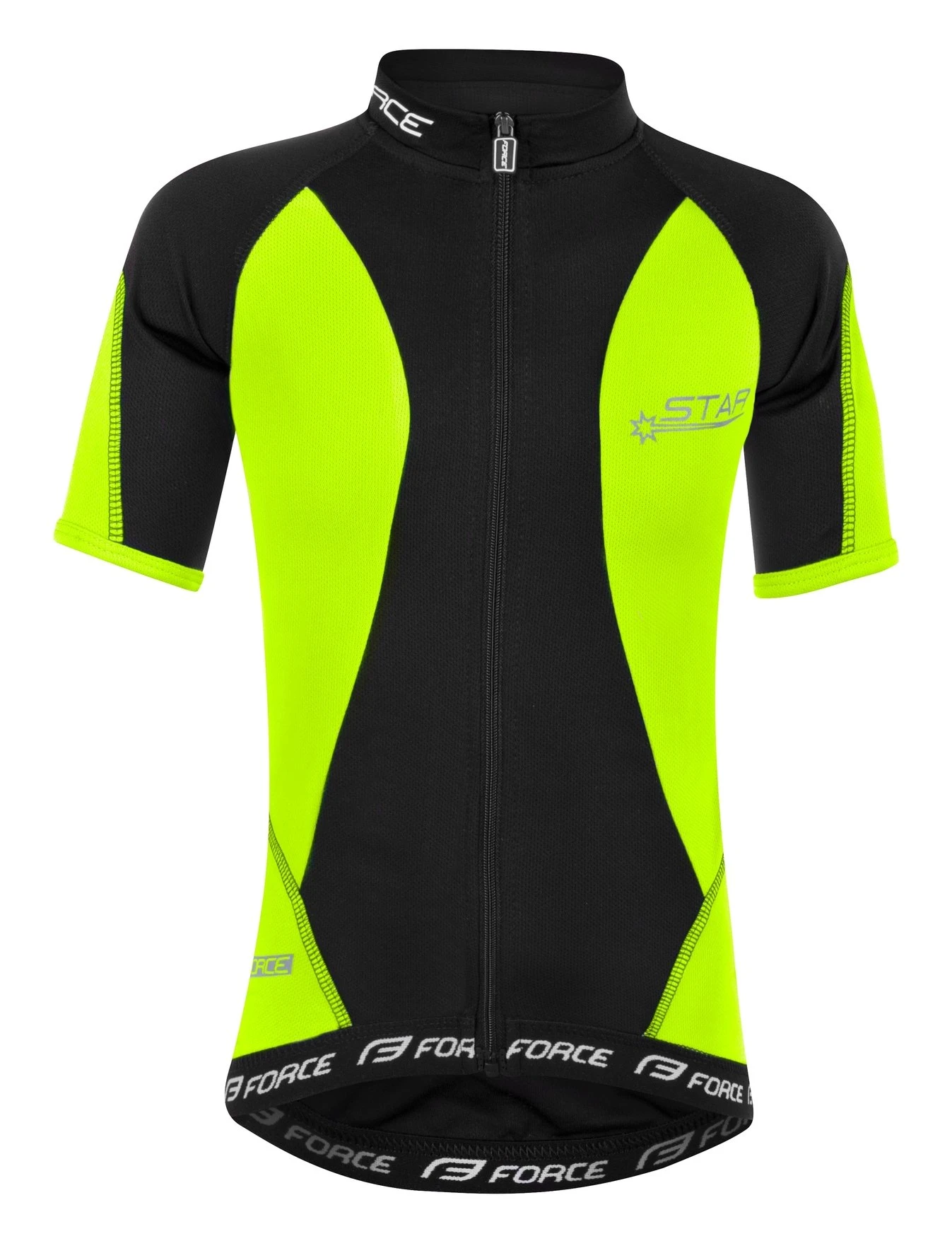 Force Kid Star Skjorte Fluo/svart 3 Force Kid Star Skjorte Fluo/svart