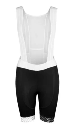 Force Points Sykkelshorts Med Seler Dame Sort / Hvit