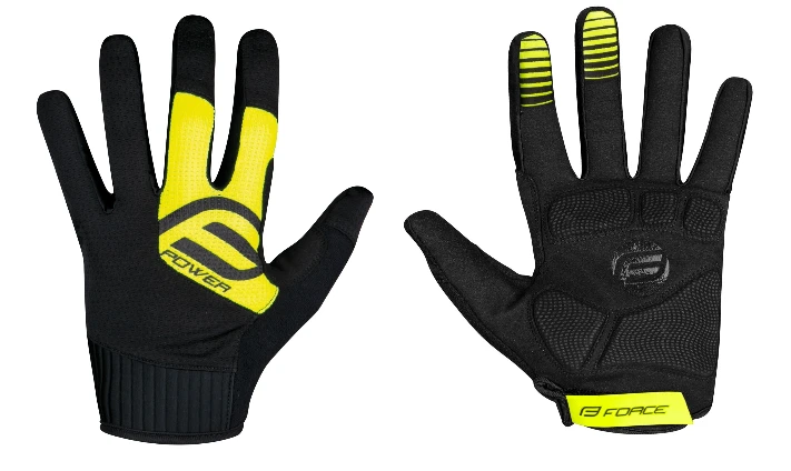 Force Power MTB Hansker Sort/Gul 3 Force Power MTB Hansker Sort/Gul