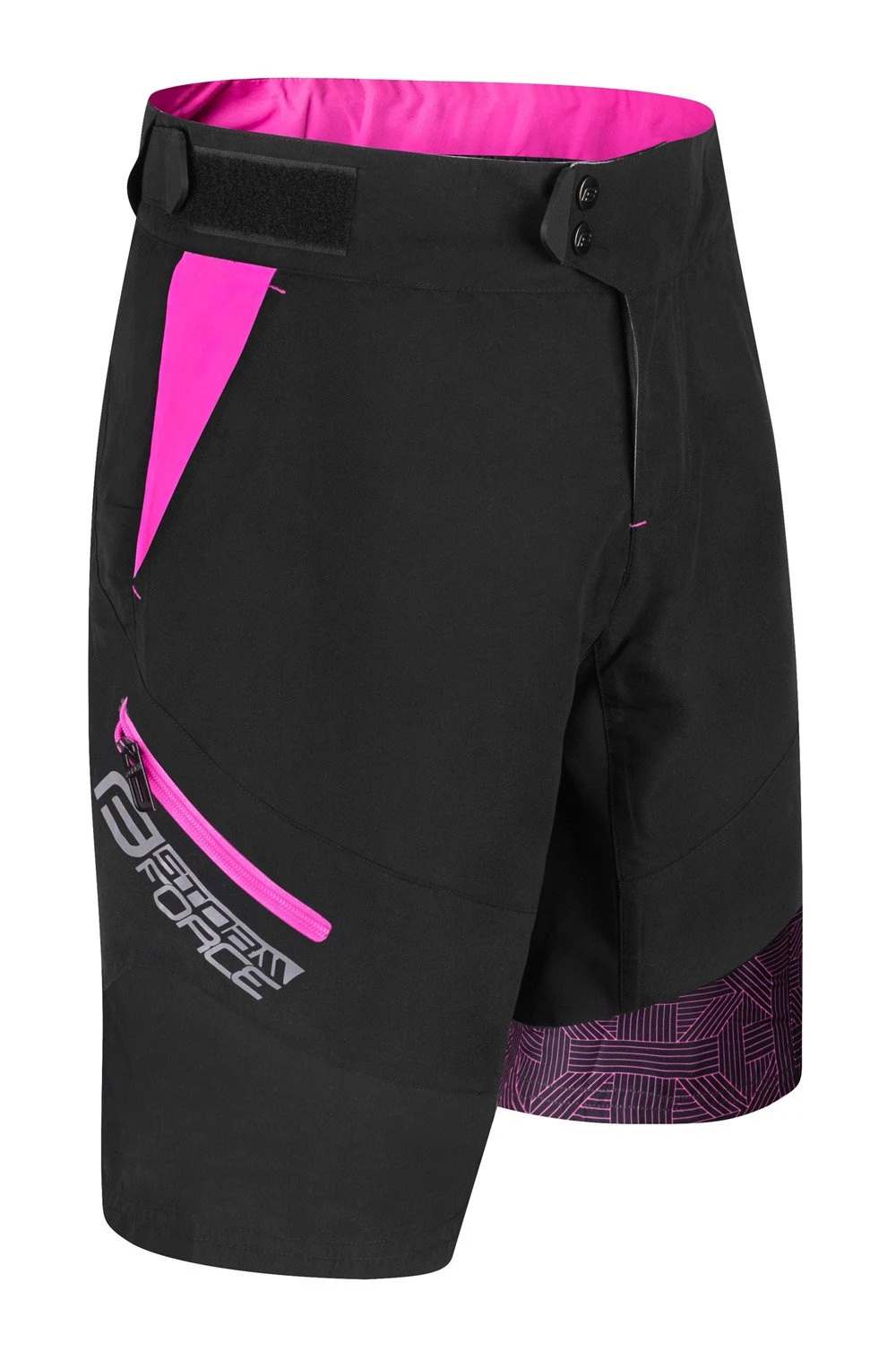 Force Storm Sykkelshorts Sort/Rosa 4 Force Storm Sykkelshorts Sort/Rosa - Bilde 2