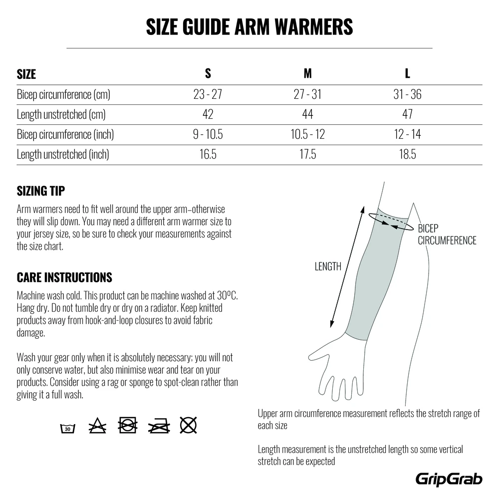 GripGrab Arm Warmers 8 GripGrab Arm Warmers - Bilde 6
