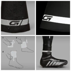 GripGrab CyclinGaitor Sort -Endura Sykler Butikk GripGrab CyclinGaitor Regnvejrs Ankl 1635227184 02