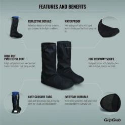 GripGrab Dryfoot II Skoovertrekk Vanlig Sko Sort -Endura Sykler Butikk GripGrab Dryfoot II Skoovertraek til 1635163476 01