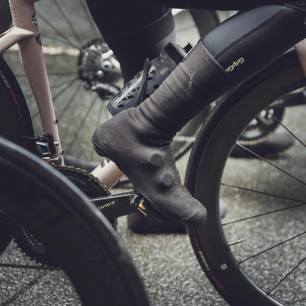 GripGrab Flandrien Vanntett Strikket Skoovertrekk Sort 6 GripGrab Flandrien Vanntett Strikket Skoovertrekk Sort - Bilde 4