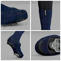 GripGrab Flandrien Vanntett Strikket Skoovertrekk Navy / Blå -Endura Sykler Butikk GripGrab Flandrien Vandtaet Strikket 1635164489 02