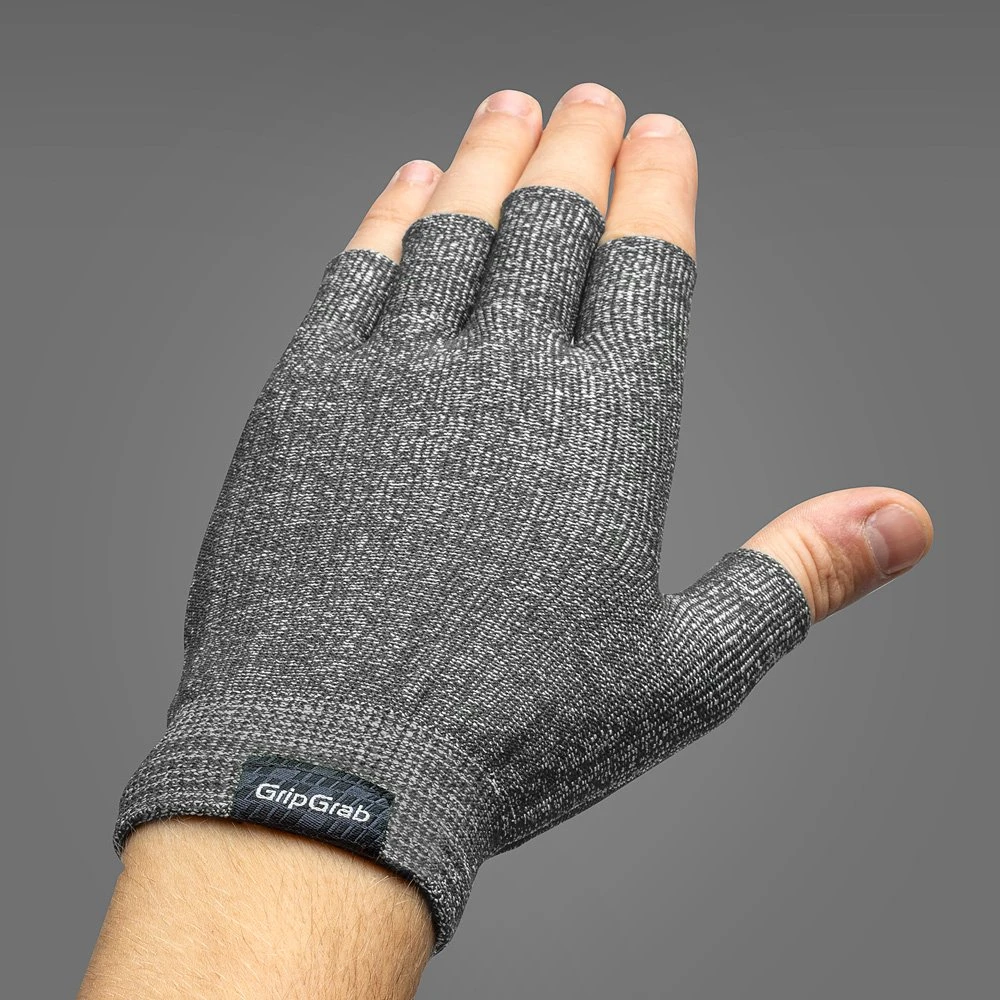 GripGrab Freedom Strikket Sykkelhansker Grå 4 GripGrab Freedom Strikket Sykkelhansker Grå - Bilde 2