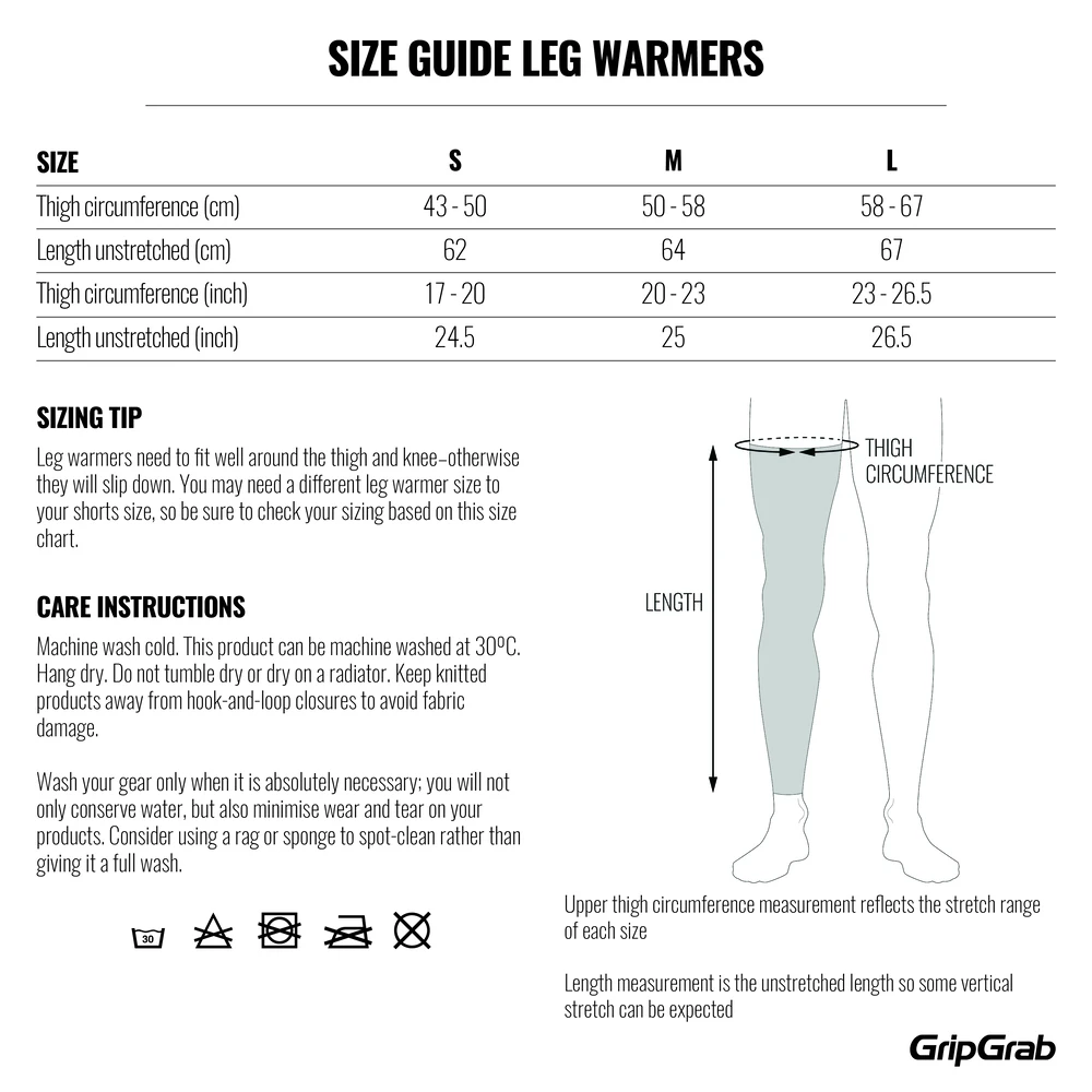 GripGrab Leg Warmers Sort Light 8 GripGrab Leg Warmers Sort Light - Bilde 6