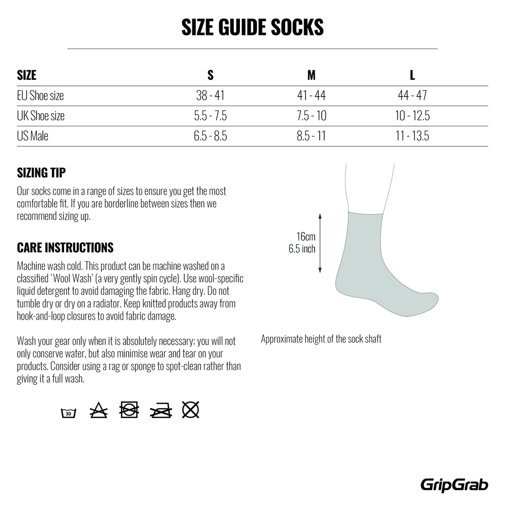 GripGrab Merino Ullsokk Navy 8 GripGrab Merino Ullsokk Navy - Bilde 6