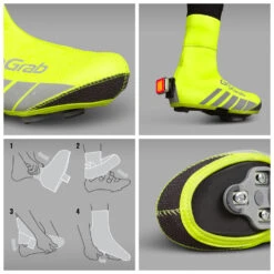 GripGrab RaceThermo Skoovertrekk Hi-Vis -Endura Sykler Butikk GripGrab RaceThermo skoovertraek Hi V 1635166787 02