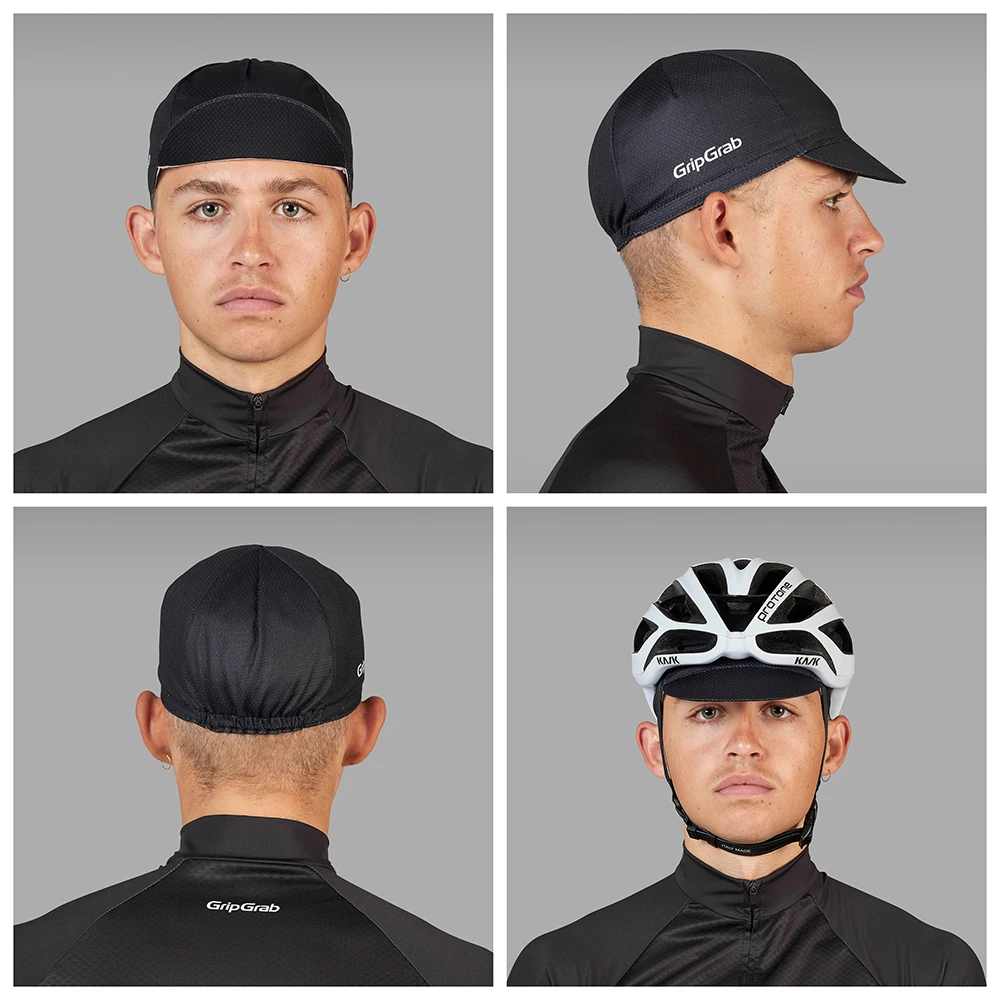 GripGrab Sommersykkelcap Svart 4 GripGrab Sommersykkelcap Svart - Bilde 2