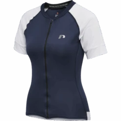Newline Core Kortermet Dame Sykkeltrøye Hvit / Navy Blå