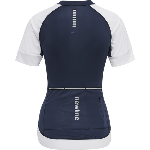 Newline Core Kortermet Dame Sykkeltrøye Hvit / Navy Blå - Bilde 2
