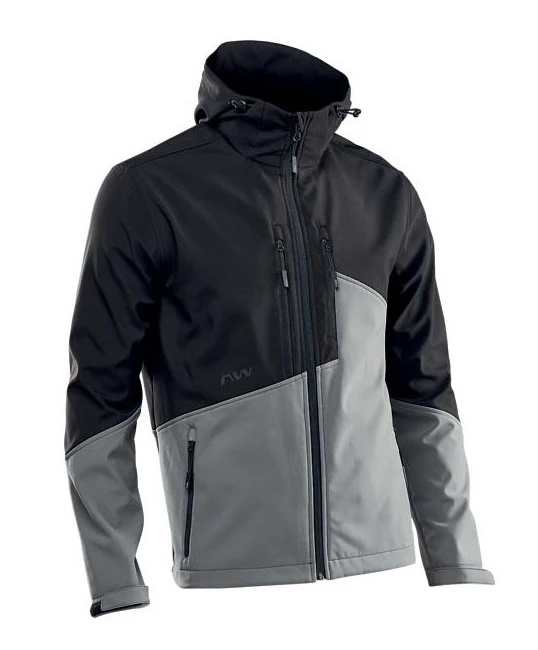 Northwave Enduro Softshell Jakke Sort/Grå 3 Northwave Enduro Softshell Jakke Sort/Grå