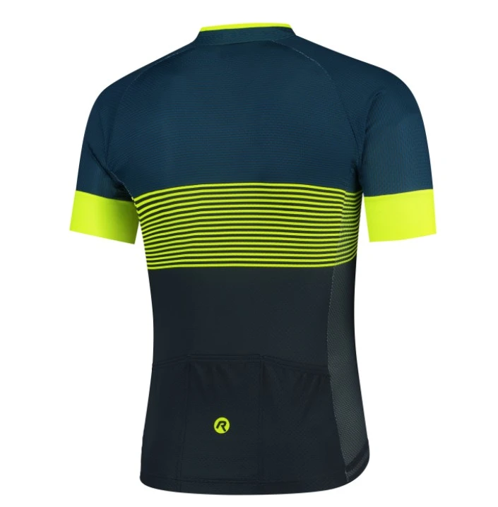 Rogelli Boost Jersey Blå / Gul 4 Rogelli Boost Jersey Blå / Gul - Bilde 2