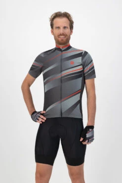 Rogelli Buzz Sykkeltrøye - Grå/Rød -Endura Sykler Butikk Rogelli Buzz Cykeltroeje GraaRoed 1645430930 02