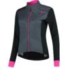 Rogelli Contenta Sykkeljakke - Sort / Grå / Rosa -Endura Sykler Butikk Rogelli Contenta Cykeljakke Sort 1597667747
