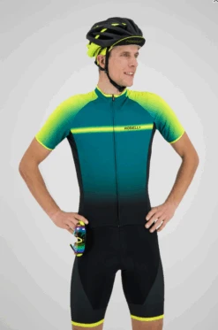 Rogelli Dex Jersey - Grønn/Gul -Endura Sykler Butikk Rogelli Dex Jersey Groen Gul 1582034518 02