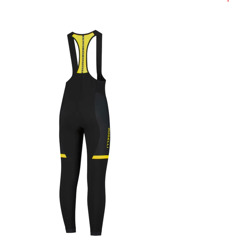 Rogelli Fuse Bibtights - Sort/Gul - Bilde 2