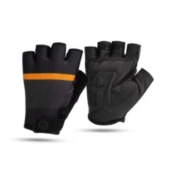 Rogelli Hero 2 Sykkelhansker Svart/oransje