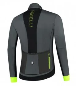 Rogelli Hi-Vis Vinterjakke - Grå/Neon/Refleks -Endura Sykler Butikk Rogelli Hi Vis Vinterjakke GraaNeo 1631605901 01