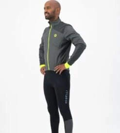 Rogelli Hi-Vis Vinterjakke - Grå/Neon/Refleks -Endura Sykler Butikk Rogelli Hi Vis Vinterjakke GraaNeo 1631605901 02