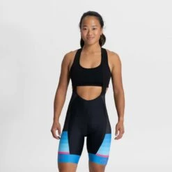 Rogelli Impress 2 Bibshorts Kvinner Svart/rosa/blå -Endura Sykler Butikk Rogelli Impress 2 Bibshorts Kvinder 1678635899 03