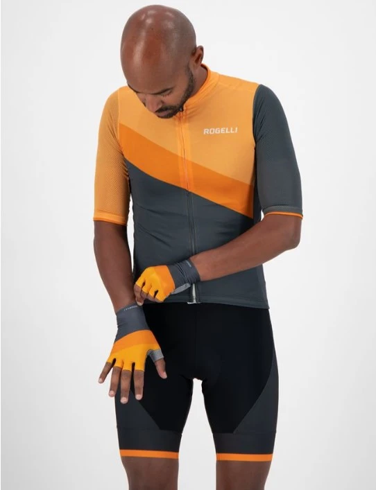 Rogelli Kai Sykkelhansker - Blå/Oransj 4 Rogelli Kai Sykkelhansker - Blå/Oransj - Bilde 2