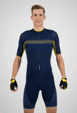 Rogelli Kalon Sykkeltrøye - Blå / Gul -Endura Sykler Butikk Rogelli Kalon Cykeltroeje Blaa Gul 1589194815 02