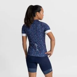 Rogelli Lily Sykkeltrøye Til Kvinner Blå/hvit -Endura Sykler Butikk Rogelli Lily Cykeltroeje Til Kvinder 1678643276 04