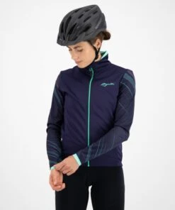 Rogelli Luna Sykkeljakke Til Dame - Blå / Lilla -Endura Sykler Butikk Rogelli Luna Cykeljakke til kvinder 1597667017 02