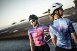 Rogelli Marble Kortermet Trøye Til Kvinner Lilla / Coral -Endura Sykler Butikk Rogelli Marble Kortaermet Jersey til 1645441331 04