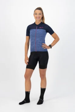 Rogelli Melange Kortermet Jersey Til Kvinner Lilla / Rosa -Endura Sykler Butikk Rogelli Melange Kortaermet Jersey til 1645445756 02