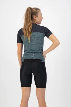 Rogelli Melange Kortermet Jersey Til Kvinner Blå / Turkis -Endura Sykler Butikk Rogelli Melange Kortaermet Jersey til 1645446016 03