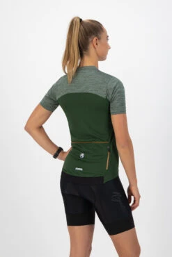 Rogelli Melange Kortermet Jersey Til Kvinner Grønn -Endura Sykler Butikk Rogelli Melange Kortaermet Jersey til 1645446576 03