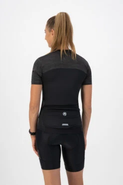Rogelli Melange Kortermet Jersey Til Kvinner Svart -Endura Sykler Butikk Rogelli Melange Kortaermet Jersey til 1645446768 03