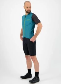 Rogelli Minimal Jersey Blå/Sort/Grønn -Endura Sykler Butikk Rogelli Minimal Jersey BlaaSortGroen 1610109435 02